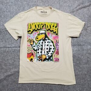 Snoop Dogg Joe Cool Shirt Womens Medium Graffiti Hip Hop Streetwear Music Y2K 90